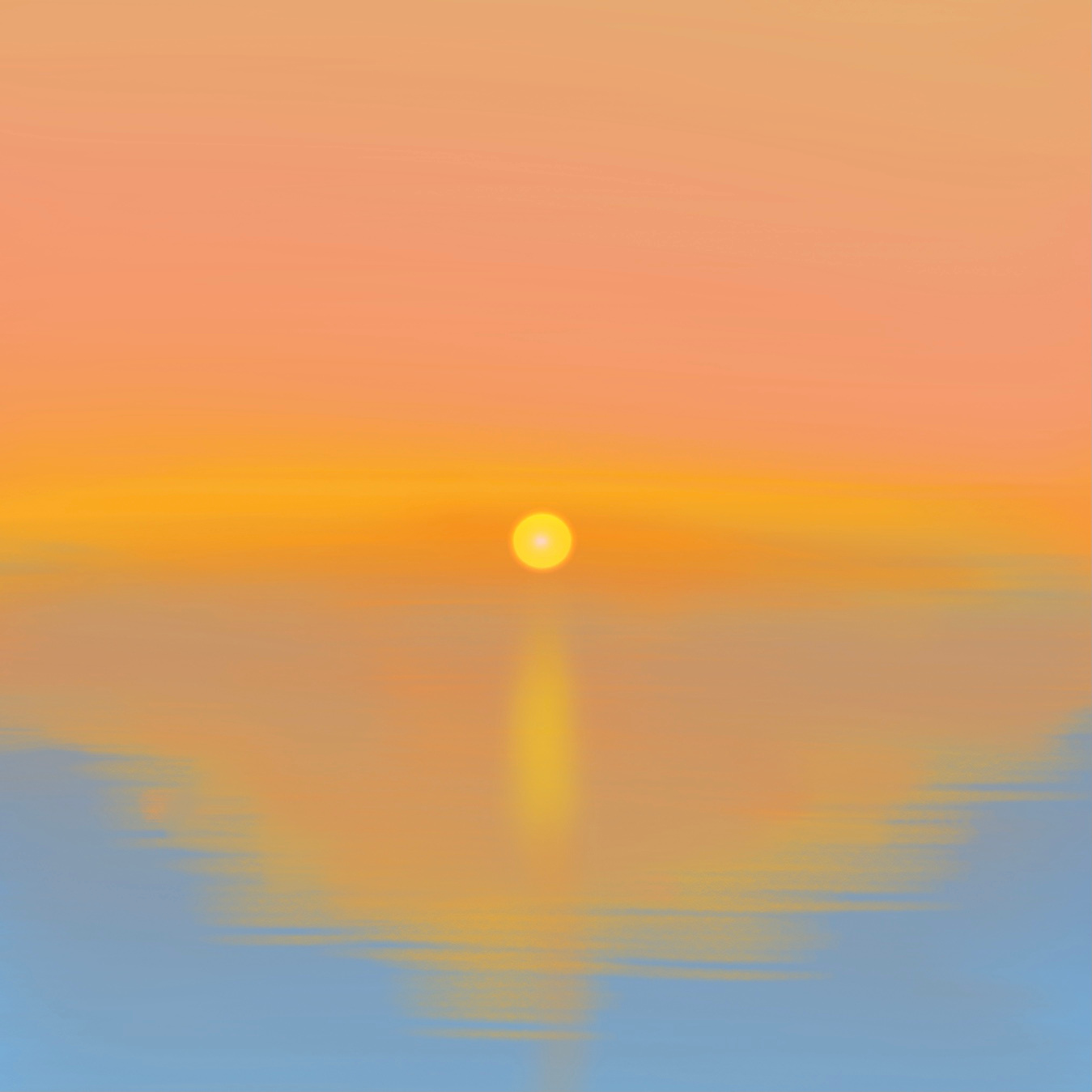 Sunset at the Sea